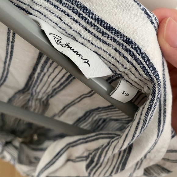 Reitmans Striped Button Up - Picture 3 of 3